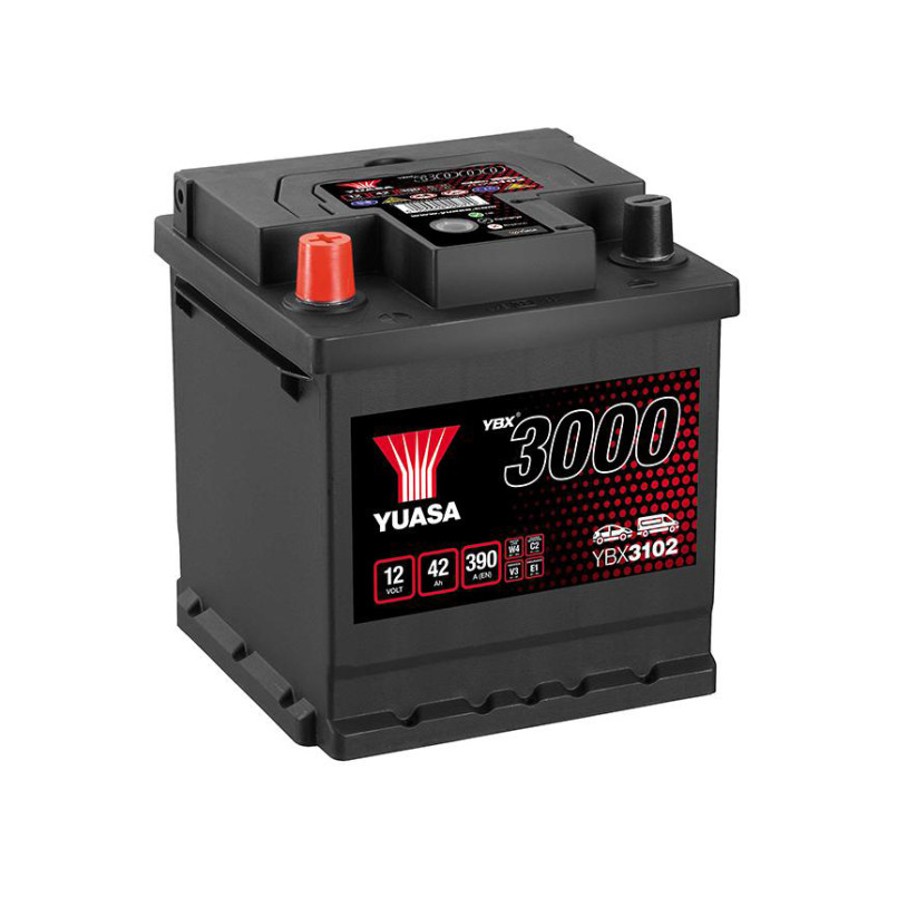 Акумулятор YBX3102 Yuasa 12V 42Ah 390A