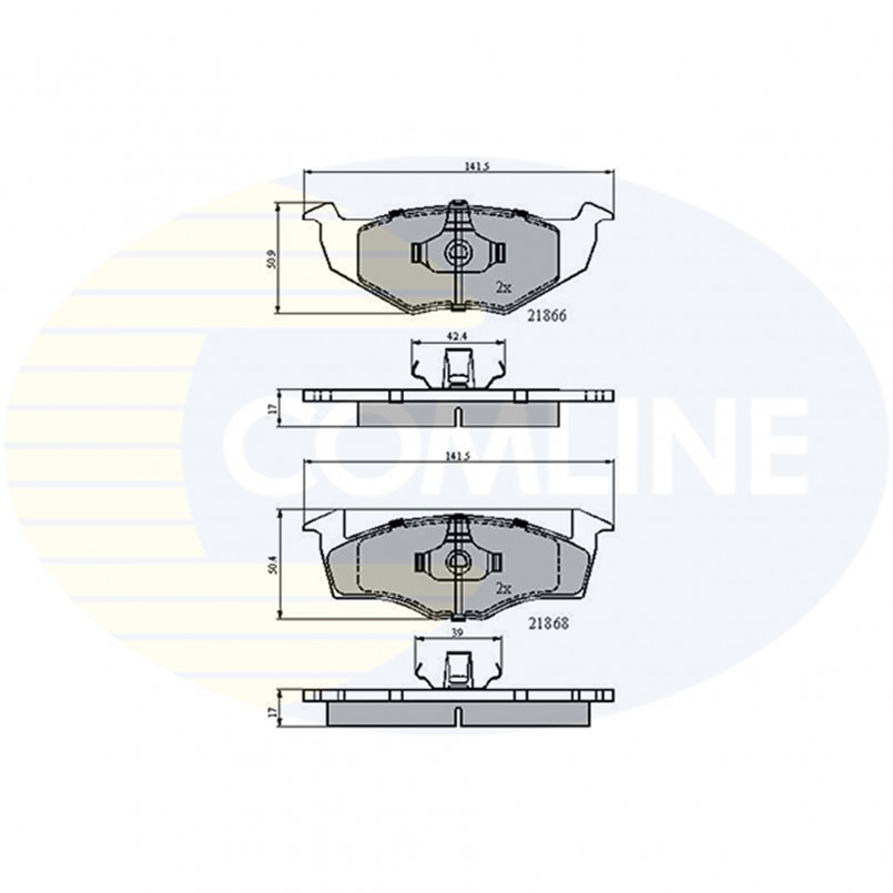 CBP0707 Comline - Гальмівні колодки до дисків