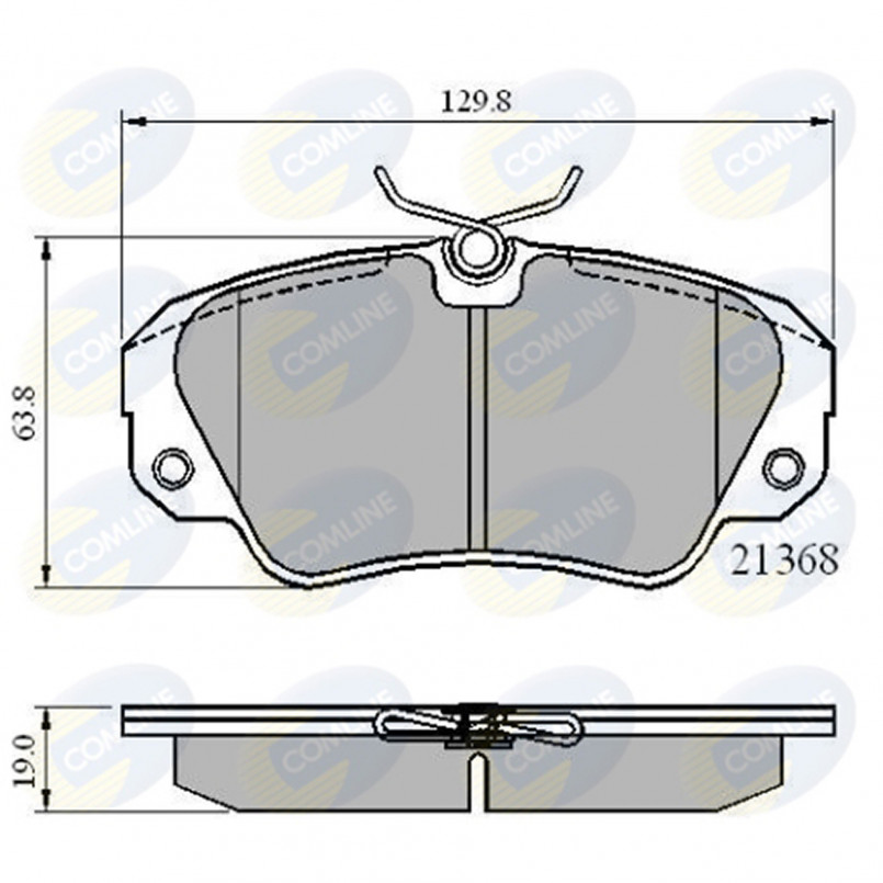 CBP0493 Comline - Гальмівні колодки до дисків