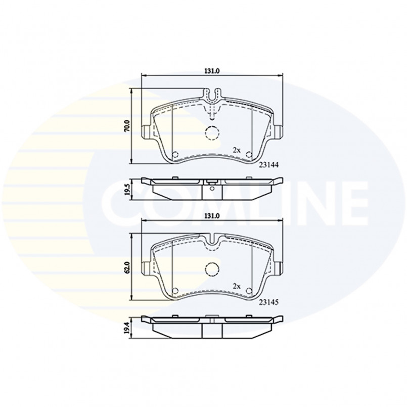 CBP0854 Comline - Гальмівні колодки до дисків