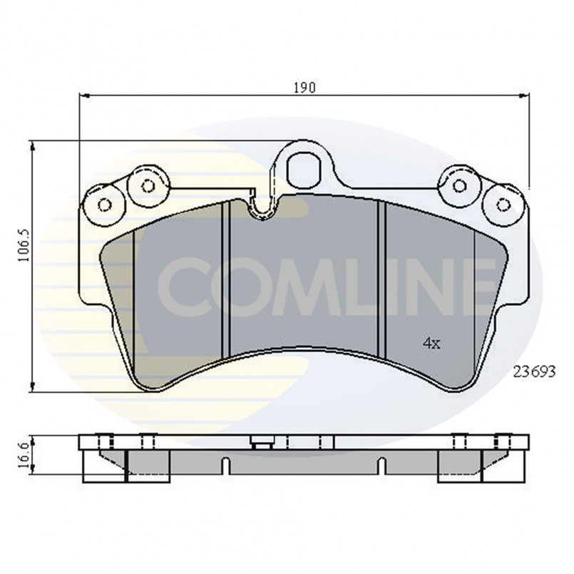 CBP01315 Comline - Гальмівні колодки до дисків
