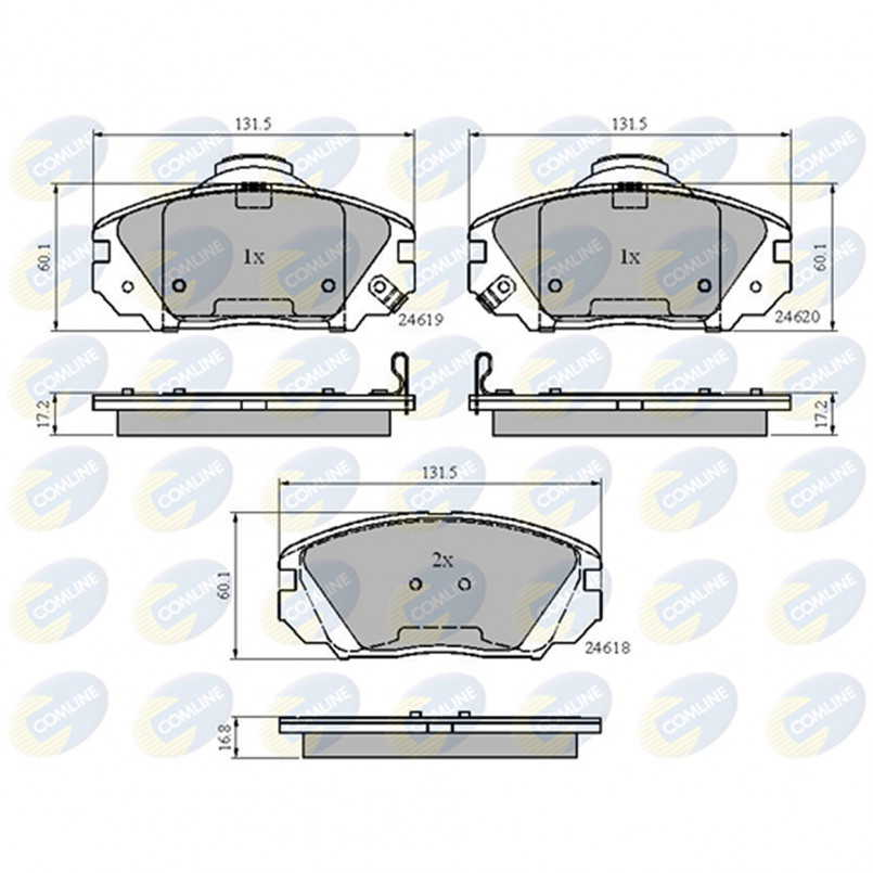 CBP31788 Comline - Гальмівні колодки до дисків