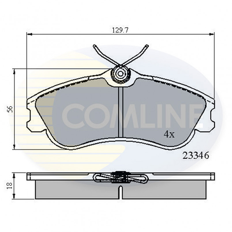CBP0892 Comline - Гальмівні колодки до дисків