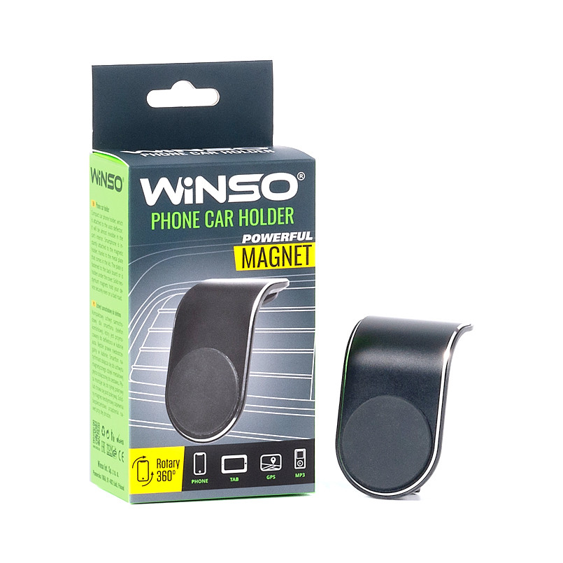 Тримач телефону автомобільний WINSO, магнітний на дефлектор (100шт./уп.)