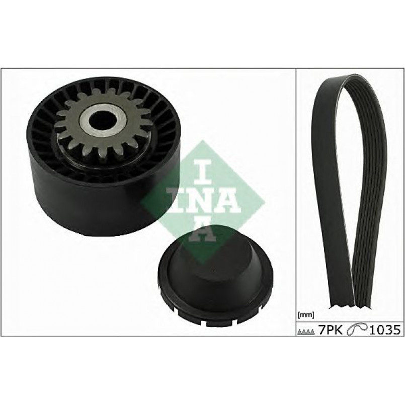 529 0016 10  INA - Комплект ременя поліклинового