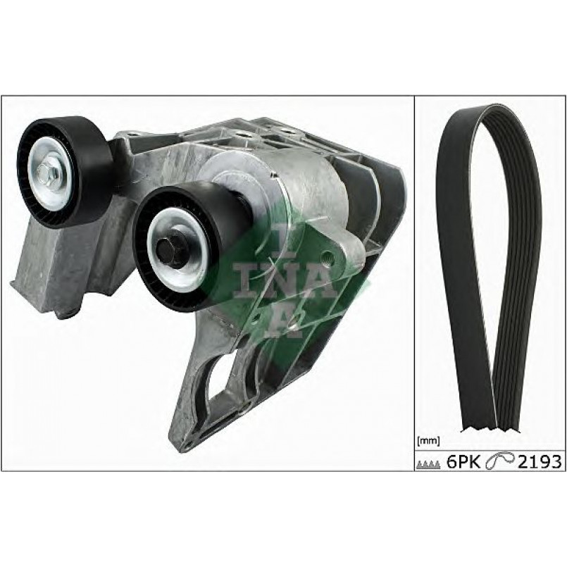 529 0067 10  INA - Комплект ременя поліклинового