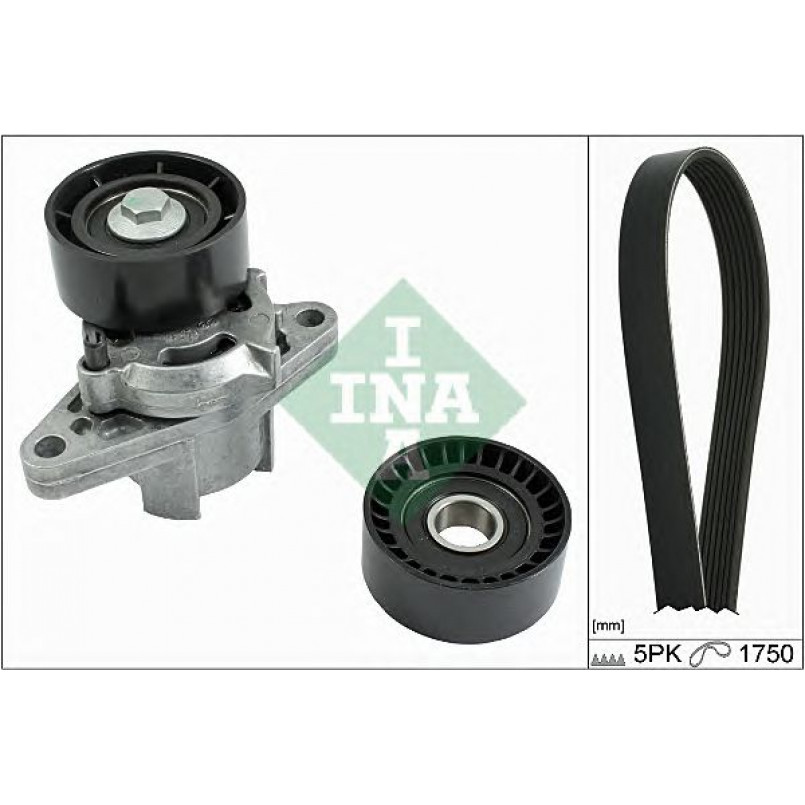 529 0082 10  INA - Комплект ременя поліклинового