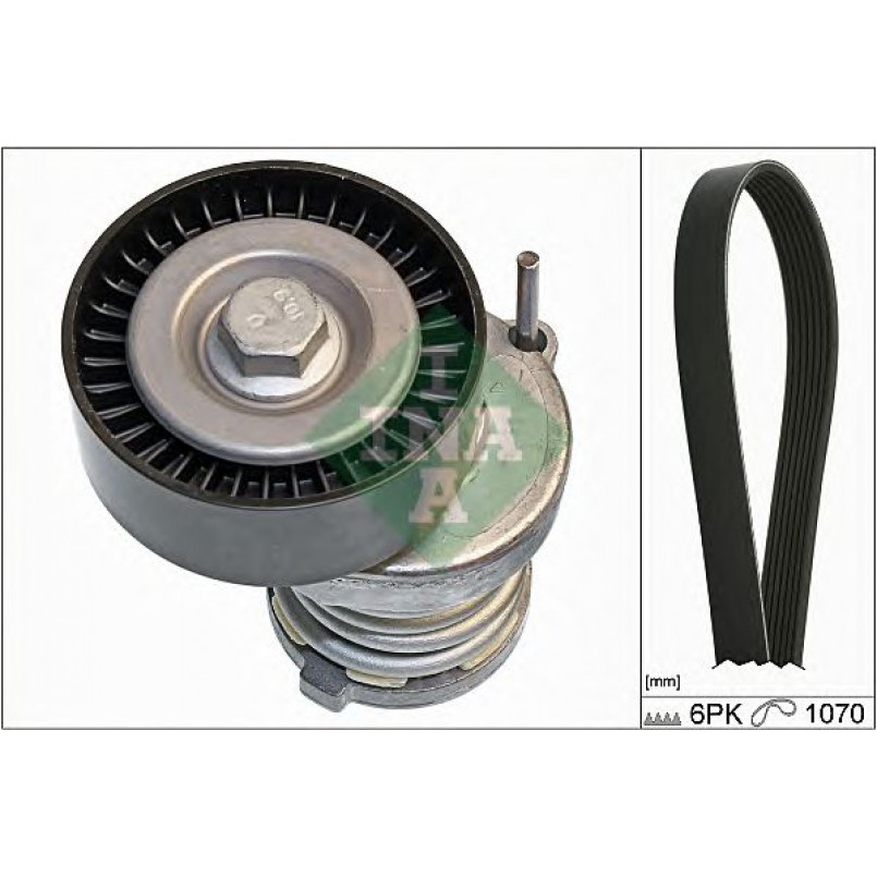 529 0084 10  INA - Комплект ременя поліклинового