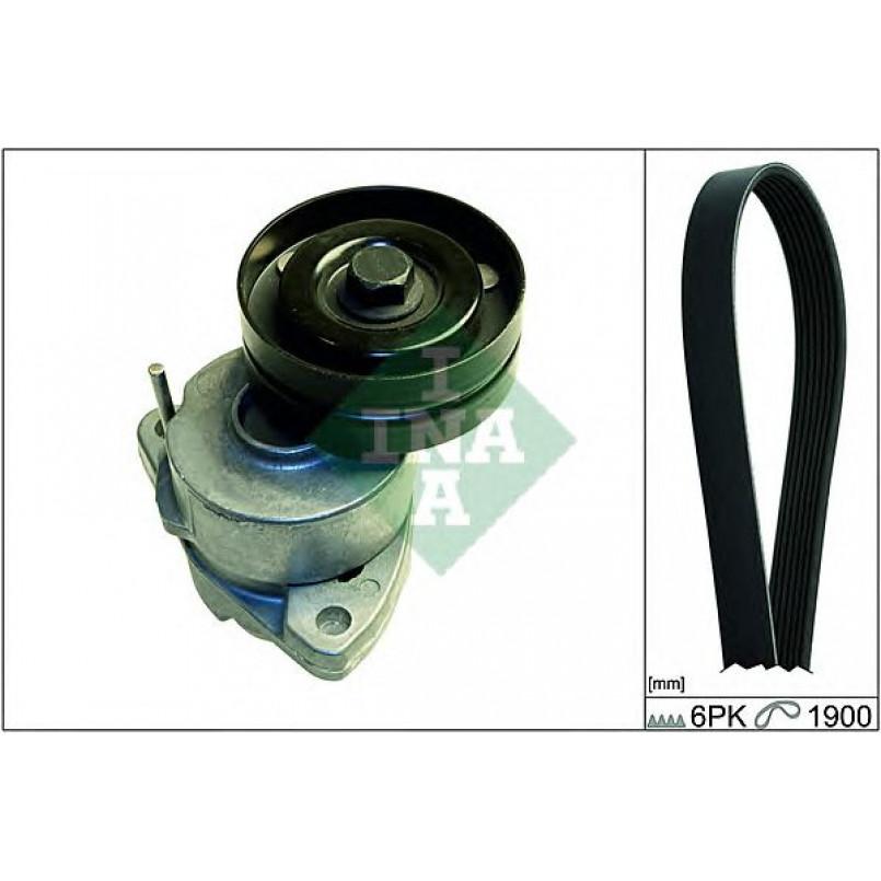 529 0091 10  INA - Комплект ременя поліклинового