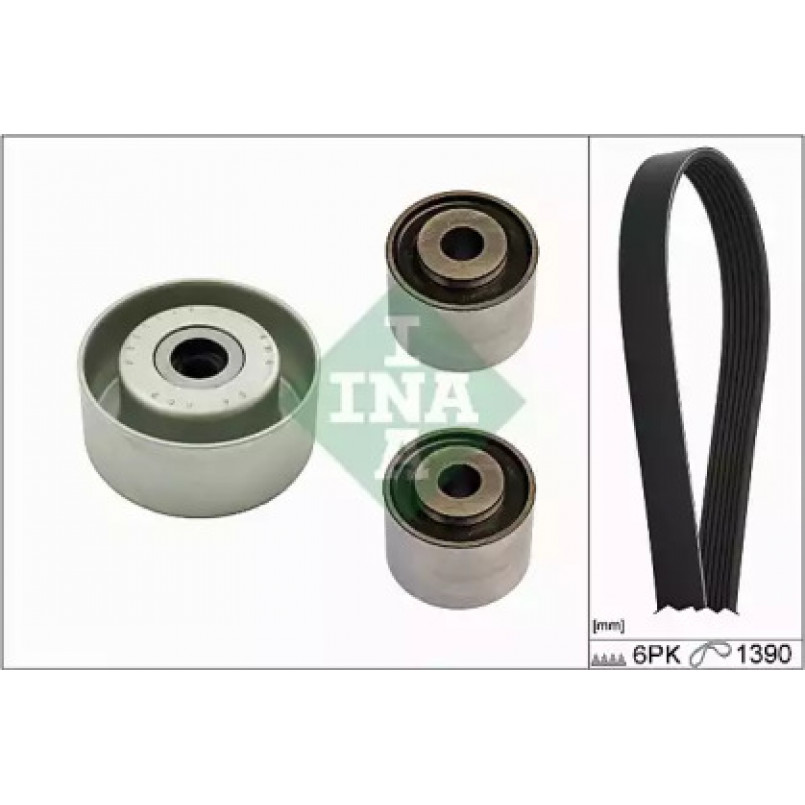 529 0157 10  INA - Комплект ременя поліклинового