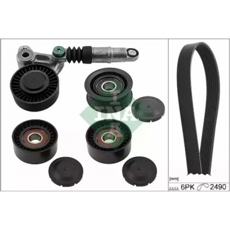 529 0209 10 INA - Комплект ременя поліклинового