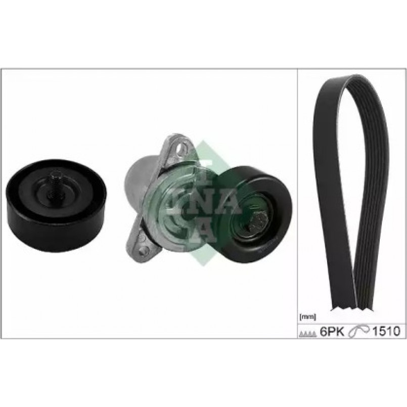 529 0215 10  INA - Комплект ременя поліклинового