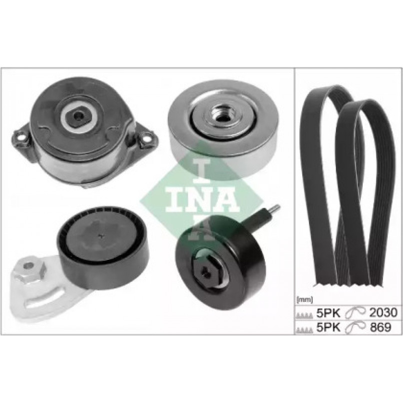 529 0253 10  INA - Комплект ременя поліклинового