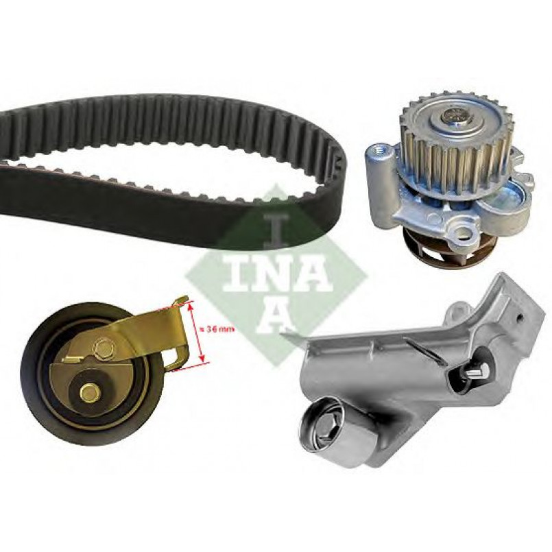 530 0345 30  INA - Комплект ременя ГРМ