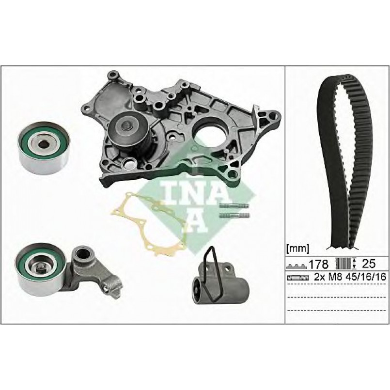 530 0543 30  INA - Комплект ременя ГРМ