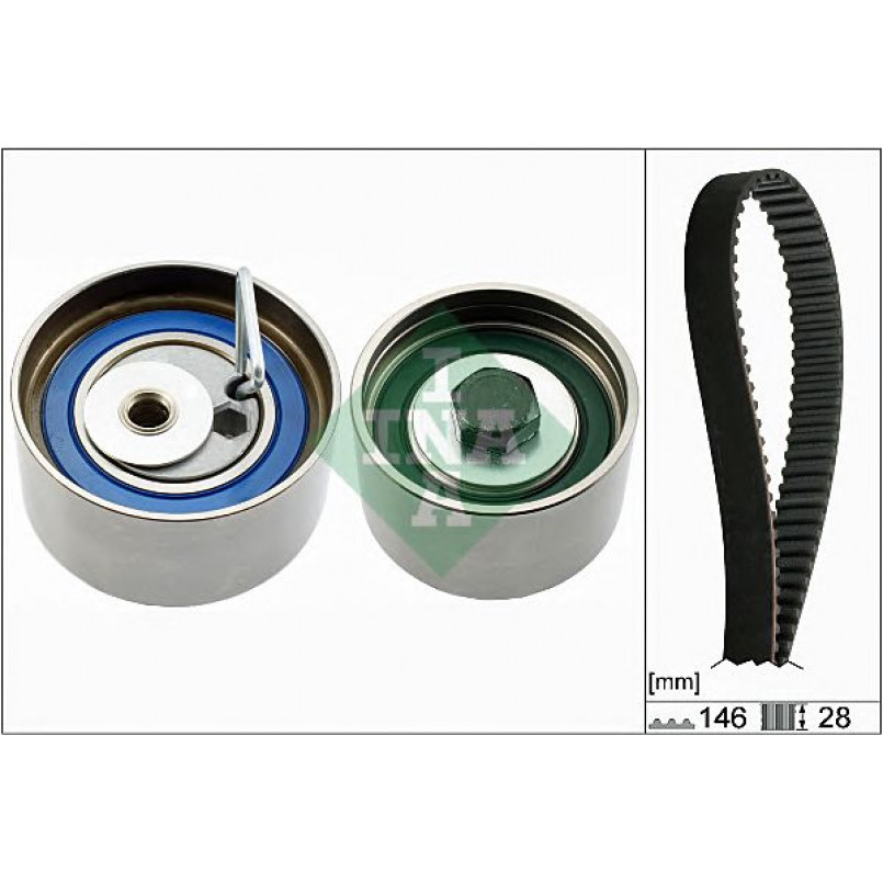 530 0587 10  INA - Комплект ременя ГРМ