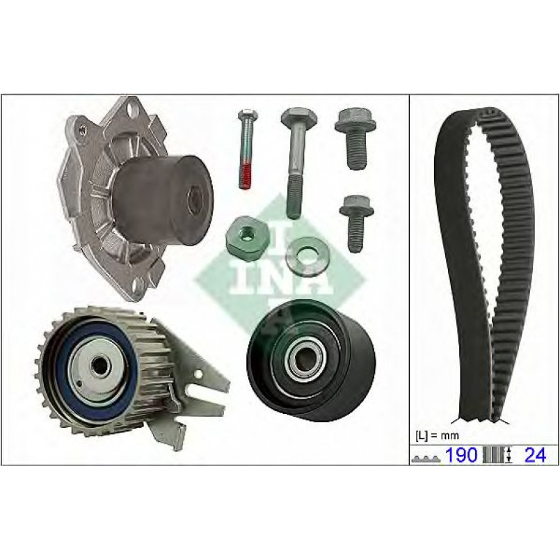 530 0624 30  INA - Комплект ременя ГРМ  !!! Заміна для 530 0435 30
