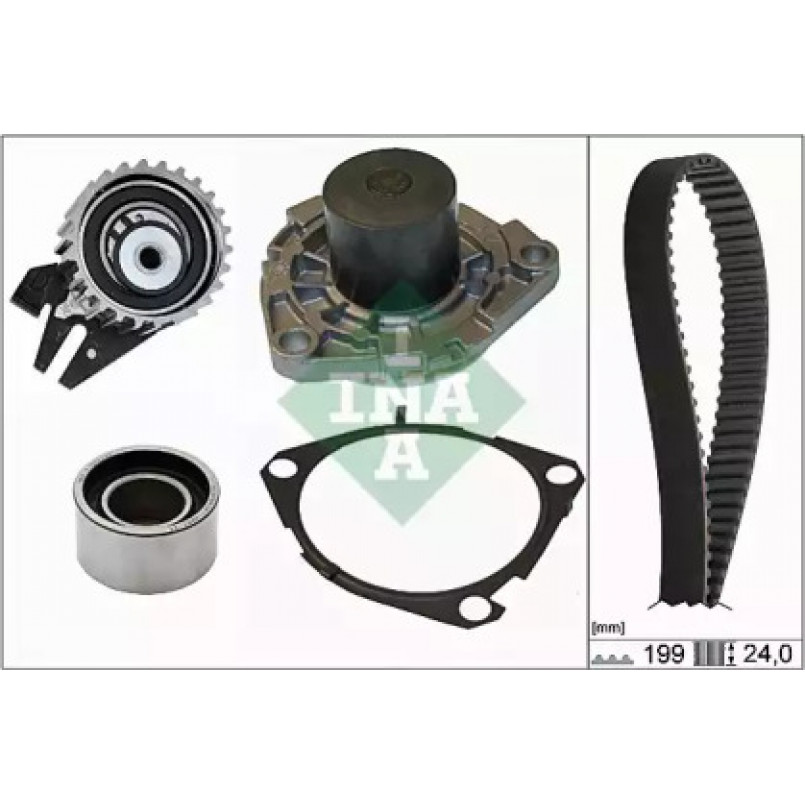 530 0625 30  INA - Комплект ременя ГРМ