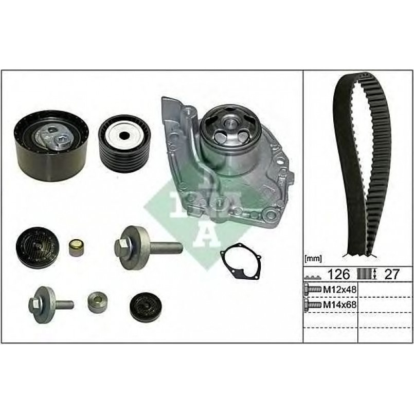 530 0638 30 INA - Комплект ременя ГРМ !!! Заміна для 530 0363 30