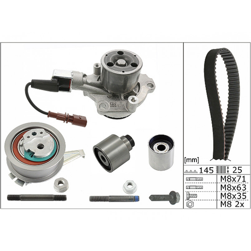 530 0650 30 !!! Замінено на 530 0650 32 INA - Комплект ременя ГРМ