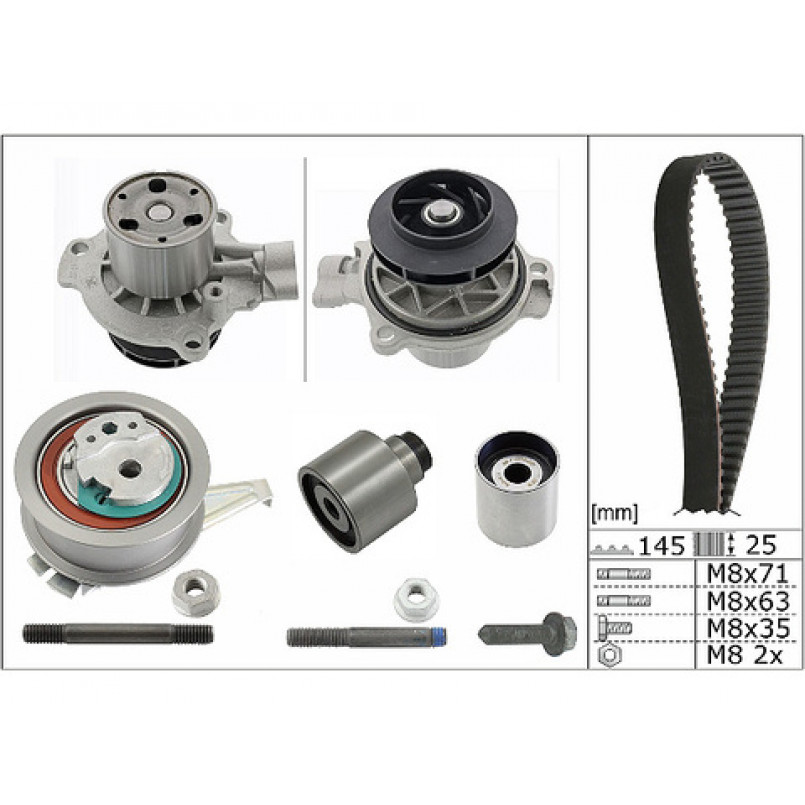 530 0650 31  INA - Комплект ременя ГРМ