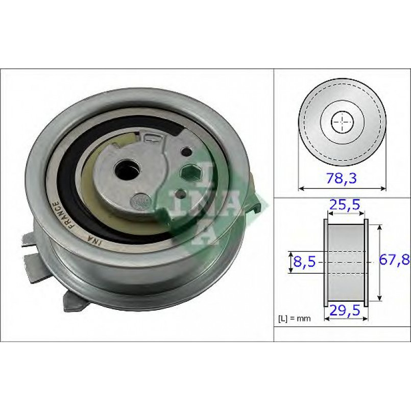 531 0825 10 INA - Натяжний ролик ГРМ
