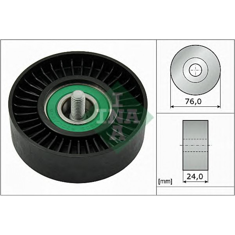 532 0558 10  INA - Обвідний ролик