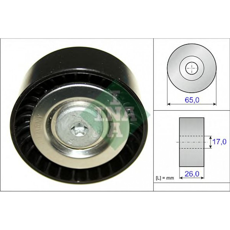 532 0571 10  INA - Обвідний ролик