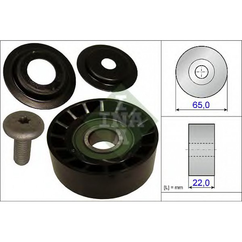 532 0639 10  INA - Обвідний ролик