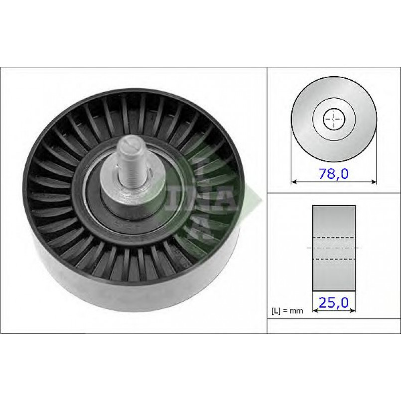 532 0705 10  INA - Обвідний ролик