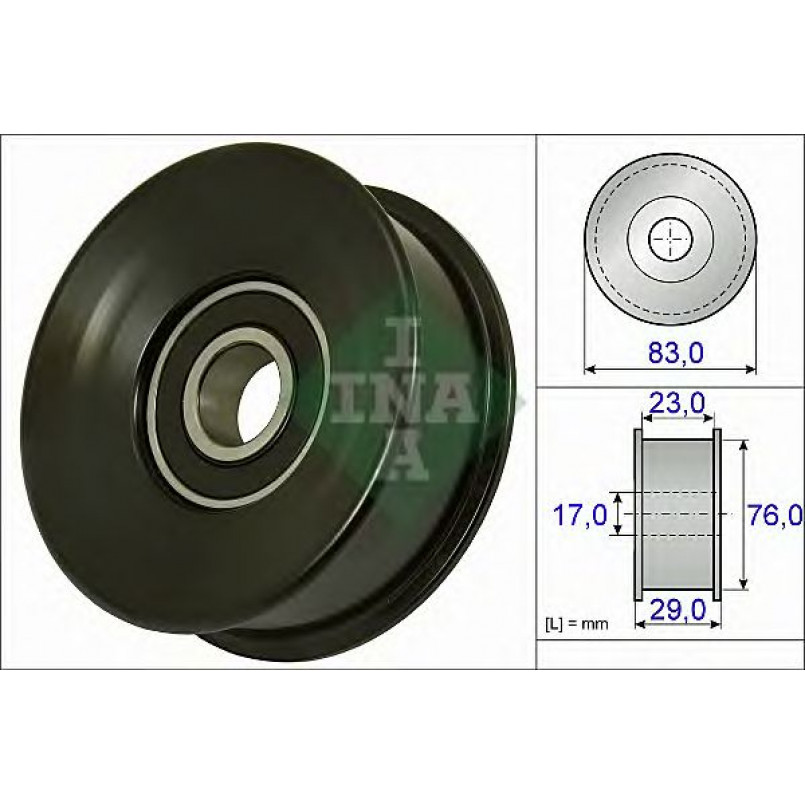 532 0730 10  INA - Обвідний ролик