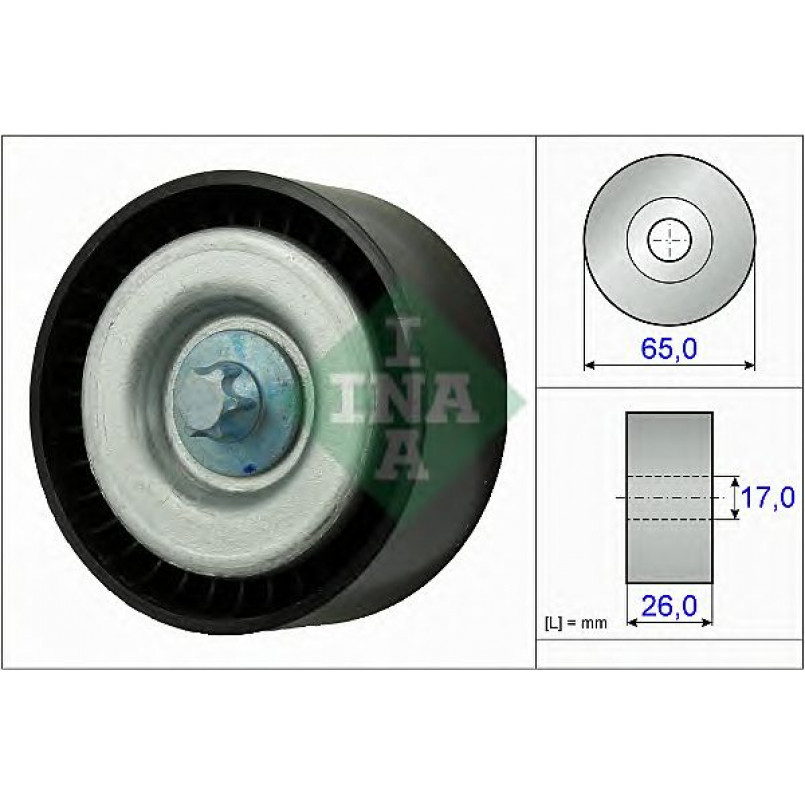 532 0777 10  INA - Обвідний ролик