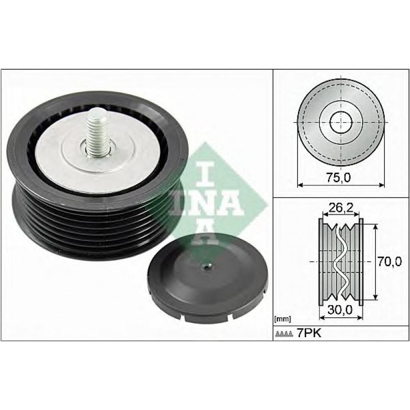 532 0800 10  INA - Обвідний ролик