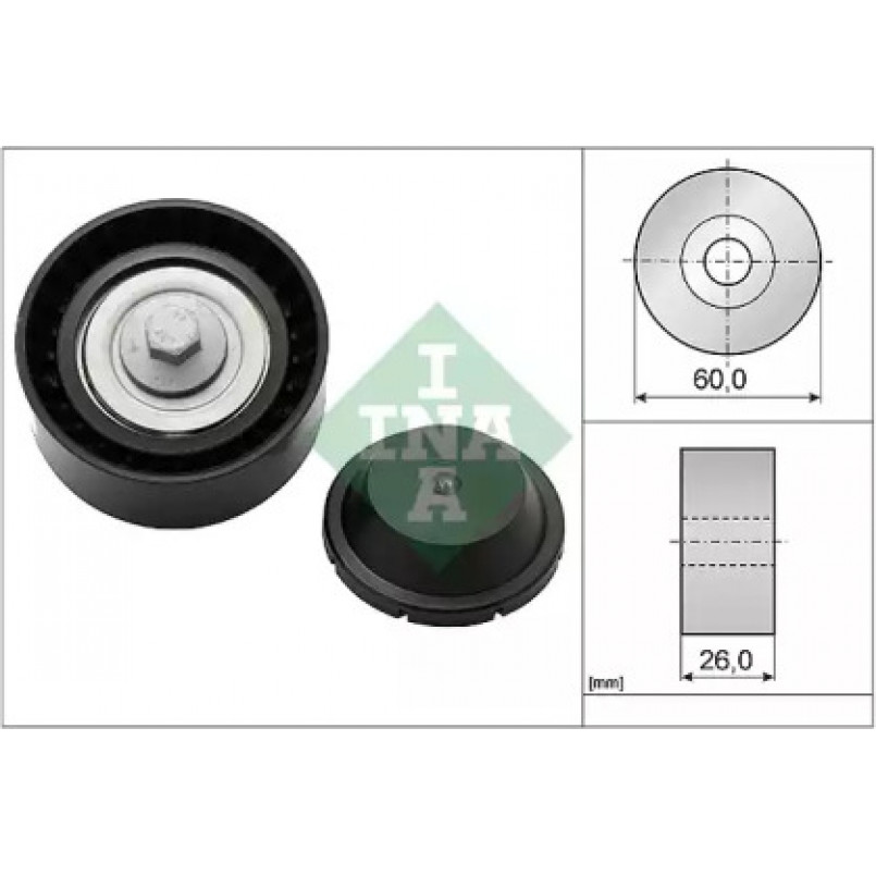 532 0824 10  INA - Обвідний ролик