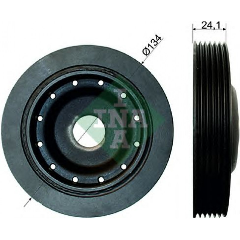 544 0091 10  INA - Шків колінчастого валу (демпфер)