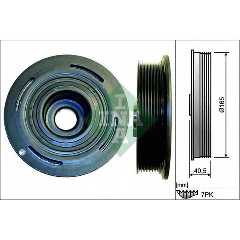 544 0098 10  INA - Шків колінчастого валу (демпфер)