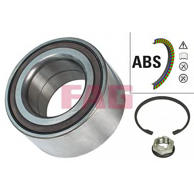 713 6204 20  FAG - Комплект підшипника ступиці