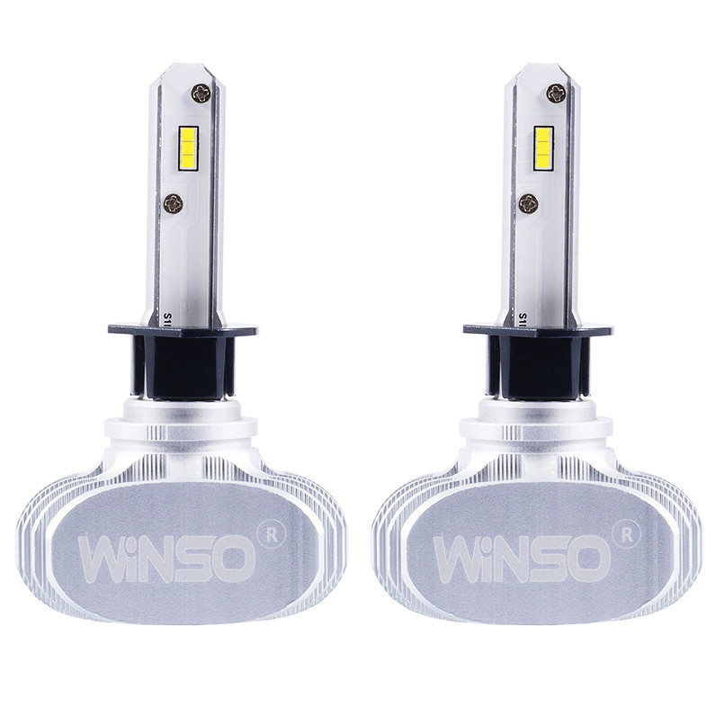 LED H1 12/24V потужність 50Вт, світловий потік 4000Лм., темпрература 6000К, CSP Cree Chip (19х19)