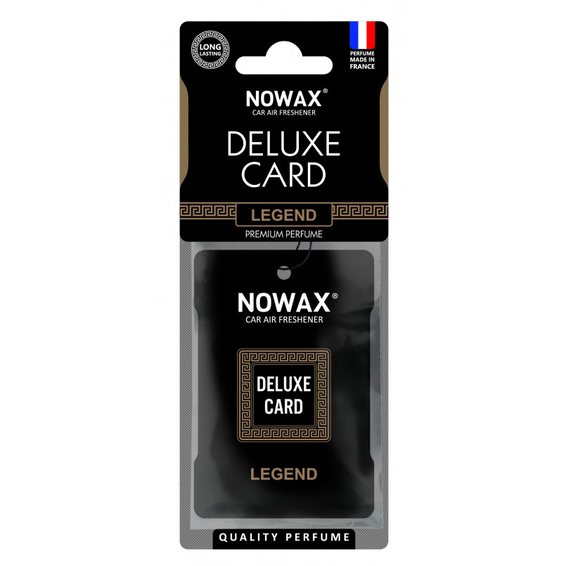 NOWAX Ароматизатор целюлозний серія Delux Card 6 г. - Legend (50шт/ящ)