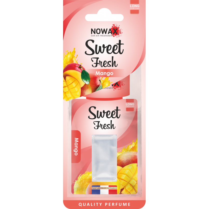 NOWAX Ароматизатор мембранний серія Sweet Fresh 5 ml - Mango (30шт/ящ)