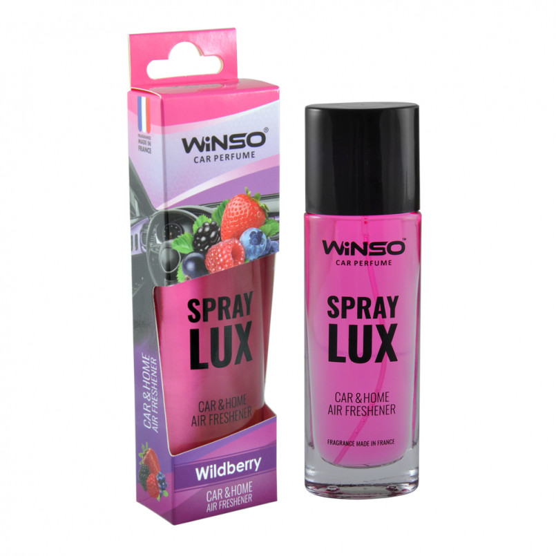 Освіжувач повітря WINSO Spray Lux, спрей 55 мл. - Wildberry (20шт/ящ.)