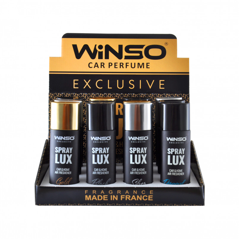 Освіжувач повітря WINSO Spray Lux Exclusive 55 мл. - Black (12шт/Бокс)