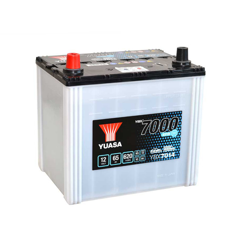 Yuasa 12V 65Ah 620A  EFB Start Stop Battery Japan YBX7014 (1)