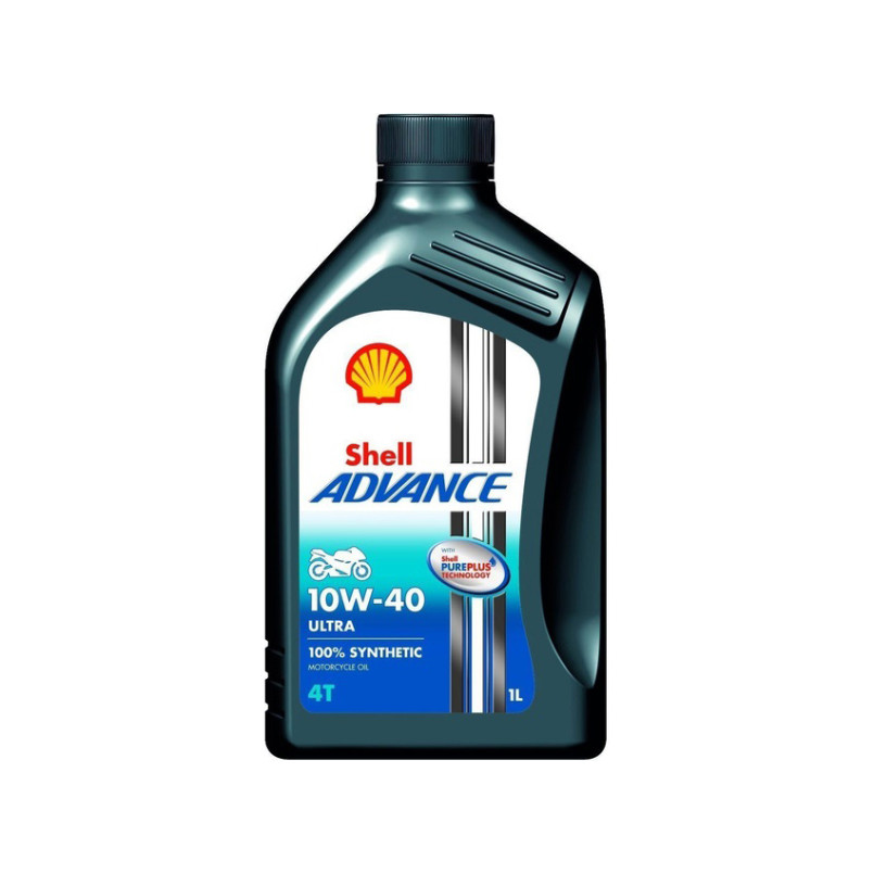 SHELL Advance 4T Ultra 10W-40, 1L (x12) олива моторна