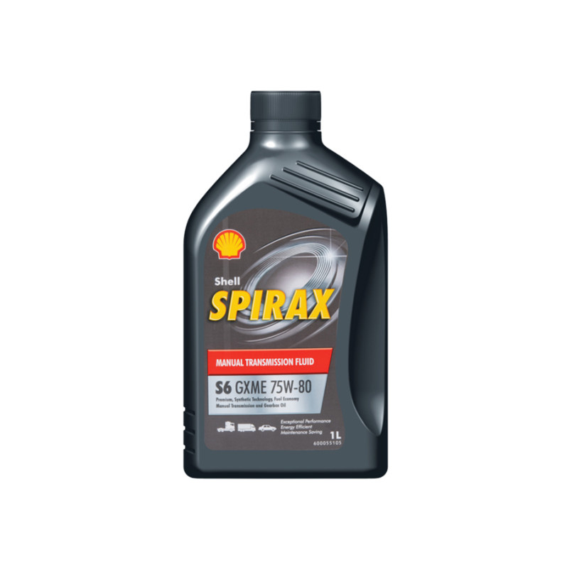 SHELL Spirax S6 GXME 75W-80, 1L (x12) олива трансмісійна