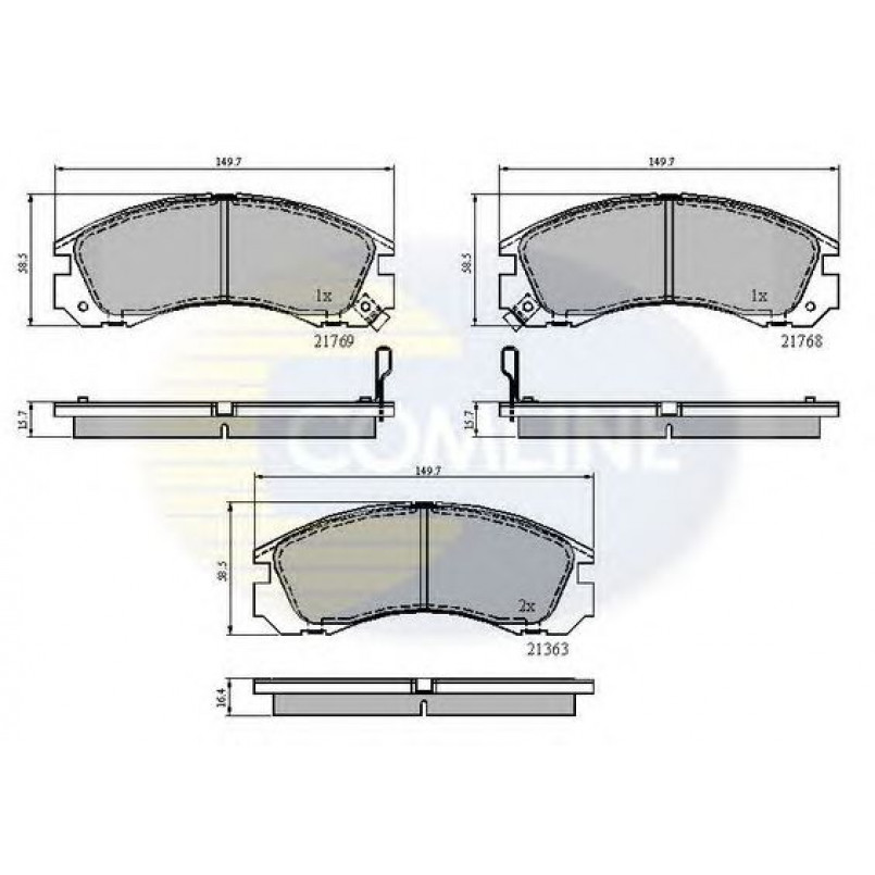 CBP3234 Comline - Гальмівні колодки до дисків