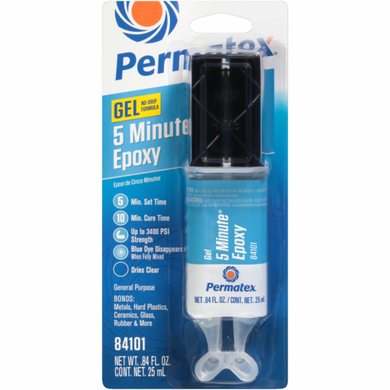 Permatex 5 MINUTE GAP FILLING EPOXY. Універсальний епоксидний двокомпонентний клей 25 мл.(12шт/уп)