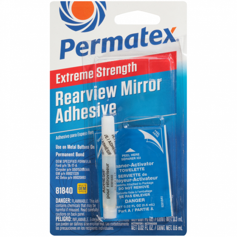 Permatex   EXRTEME REARVIEW MIRROR PROFESSIONAL STRENGTH ADHESIVE.Клей для прикл. дзеркала заднього