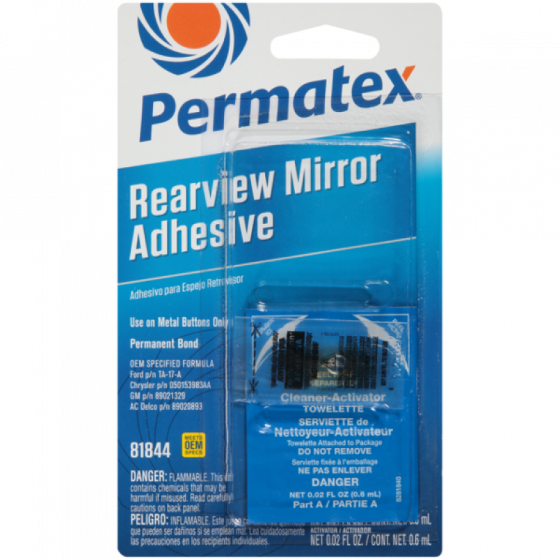Permatex PROFESSIONAL STRENGTH REARVIEW MIRROR ADHESIVE. Клей для приклеювання дзеркала заднього виду
