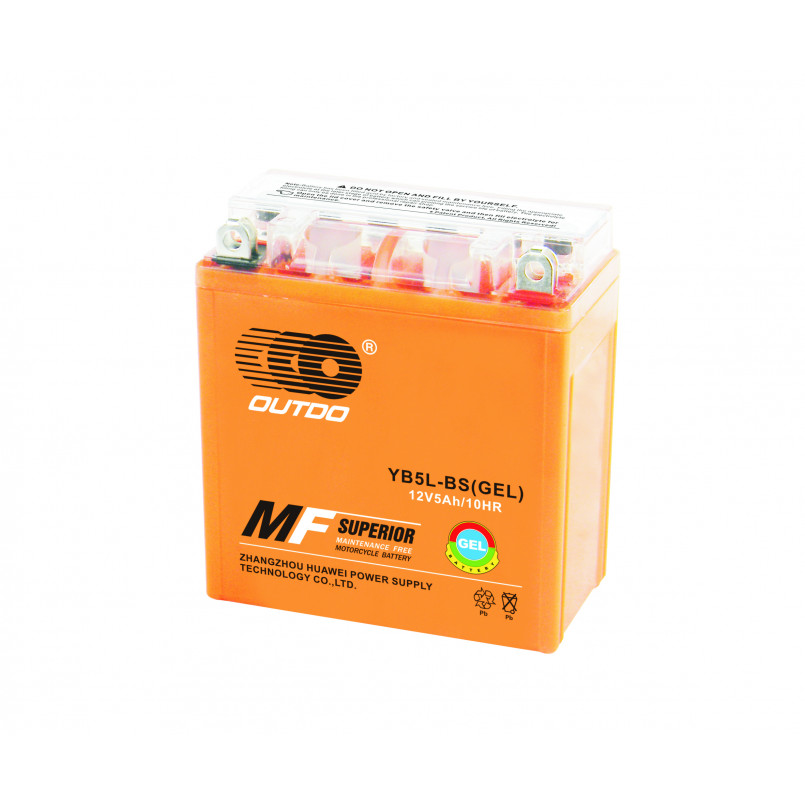 АКБ мото Outdo 5 Ah YB5L-BS GEL (10х)